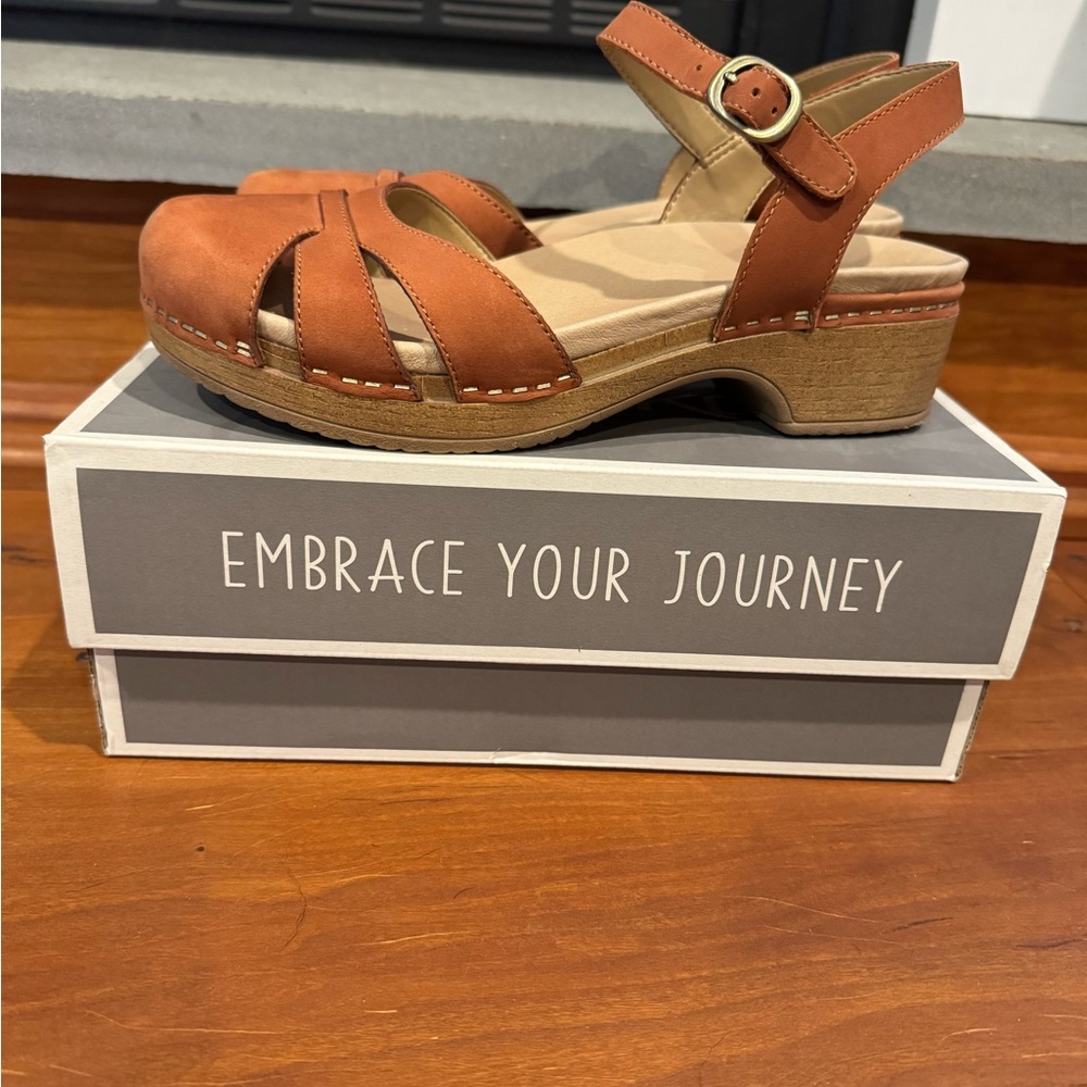 Dansko Betsey Milled Nubuck Clog/Sandal